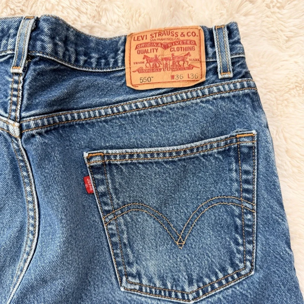 Levi's 550 Relaxed Fit Jeans 36x36 Y2K Era Made‎ in Haiti